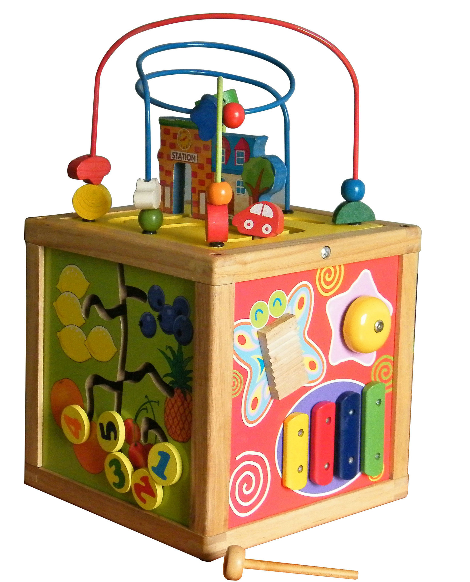 批发供应智力大绕珠 多功能游戏箱 木制百宝箱