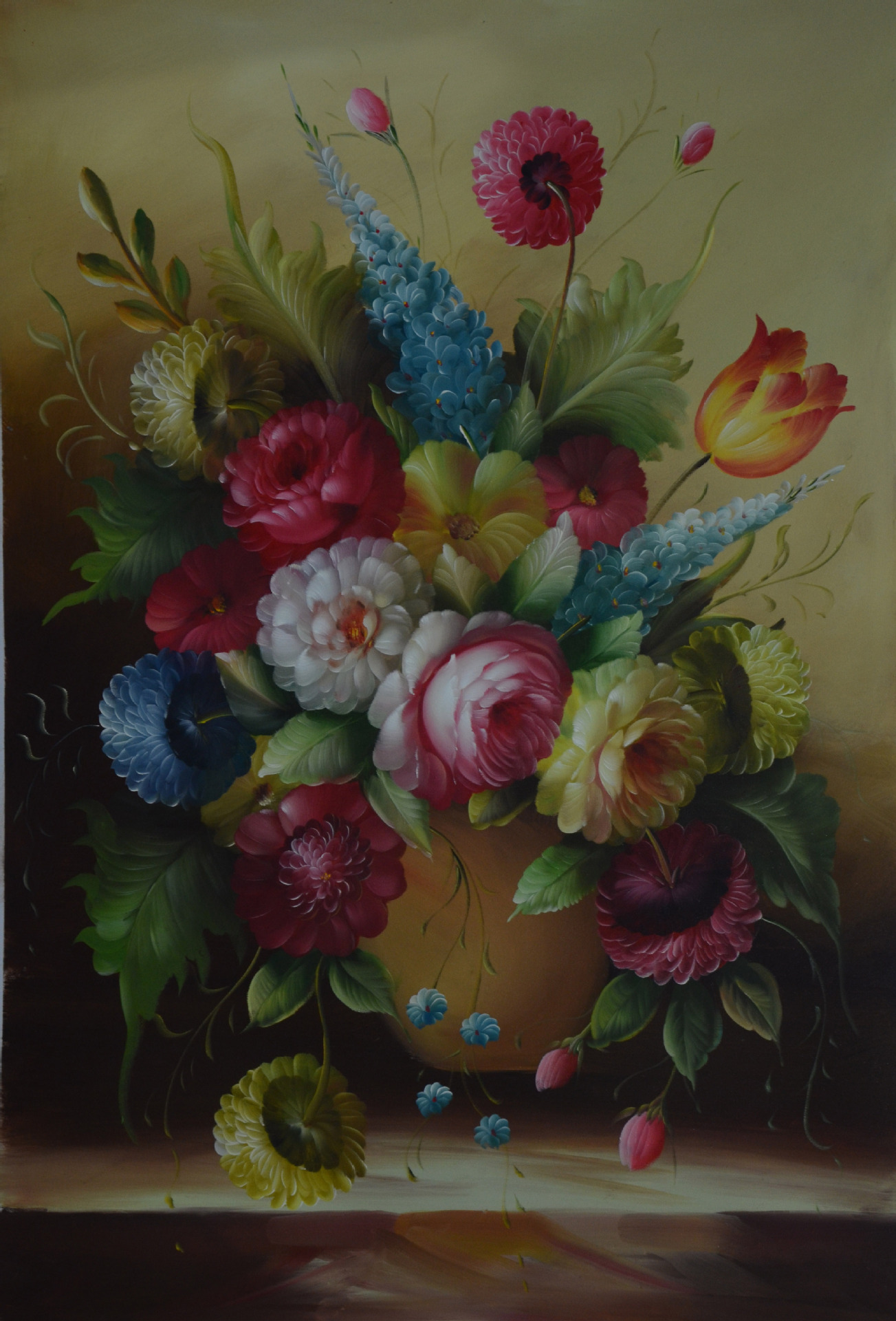 【国勇油画】厂家直销 油画批发 花卉油画 装饰画