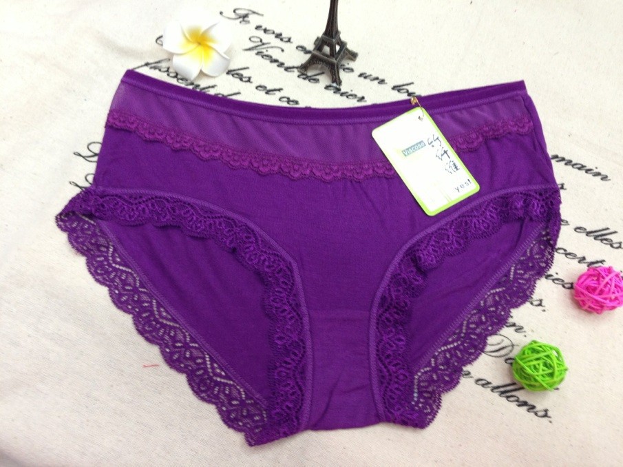 现货竹纤维中腰内裤女士纯色三角裤卡町诺女式性感舒适内裤