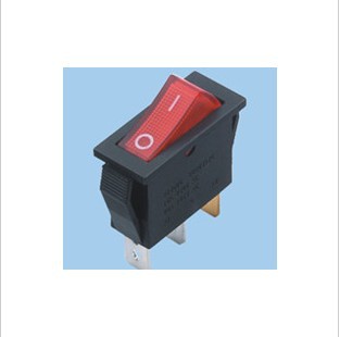 供应高品质kcd3带灯船型开关 按钮开关 翘板开关 可带灯开关定做