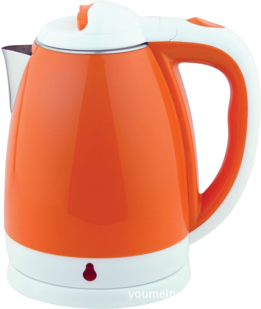 优美诺推荐糖果色塑料特价防烫电热水壶 包