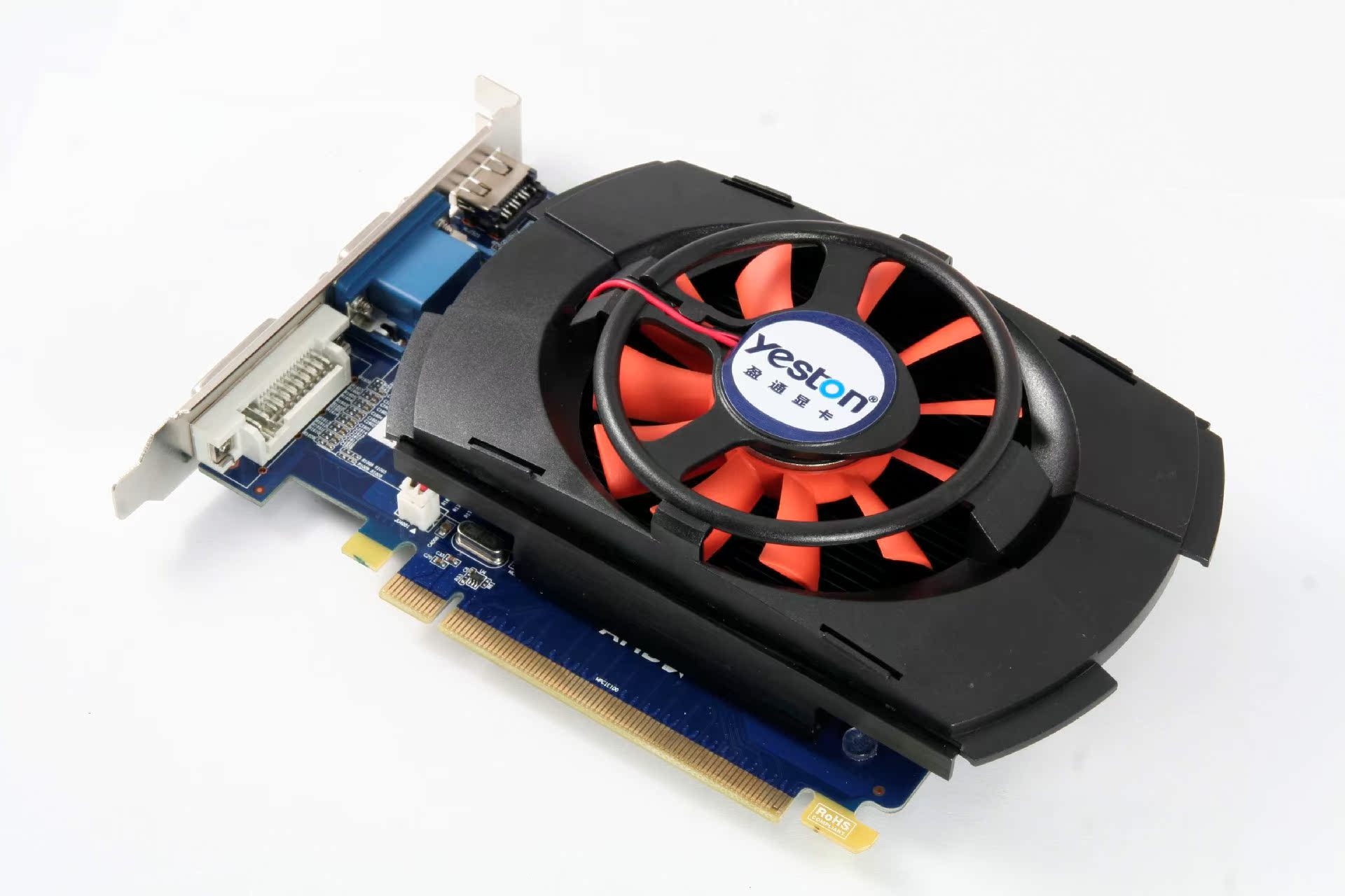 盈通镭龙r6450-hm1024gd5v2战神版 代理批发 正品行货 二年联保