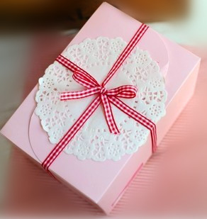 hz-008 韩国烘焙包装 粉色对卡蛋糕盒 饼干盒 蛋挞盒 点心盒批发