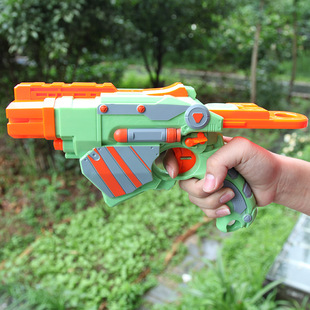 美智玩具 小猎手飞盘枪 儿童玩具枪 内赠4片飞盘