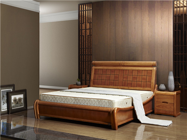 家居用品,母婴,玩具 家具 床类 龙翔品牌实木床 前锋q7 现代简约橡胶