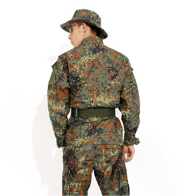 风云 德军丛林斑点迷彩服套装 男 军训野战户外cs装备 美军作训服