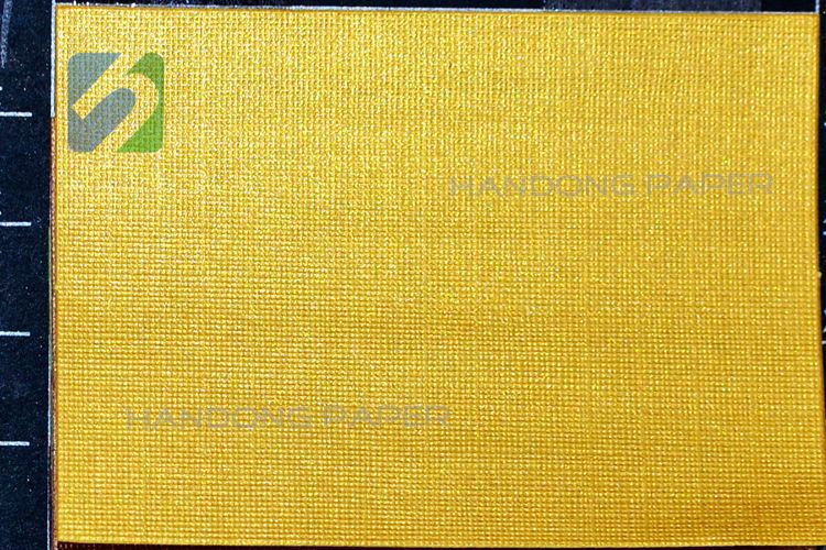 国产金黄色布纹特种纸,120压纹珠光纸,厂家直销价格低廉