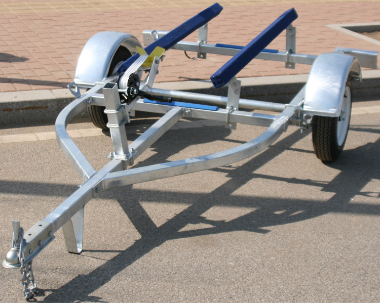 大型游艇拖车 滚轮滚轴游艇拖车 玻璃钢游艇必备拖车