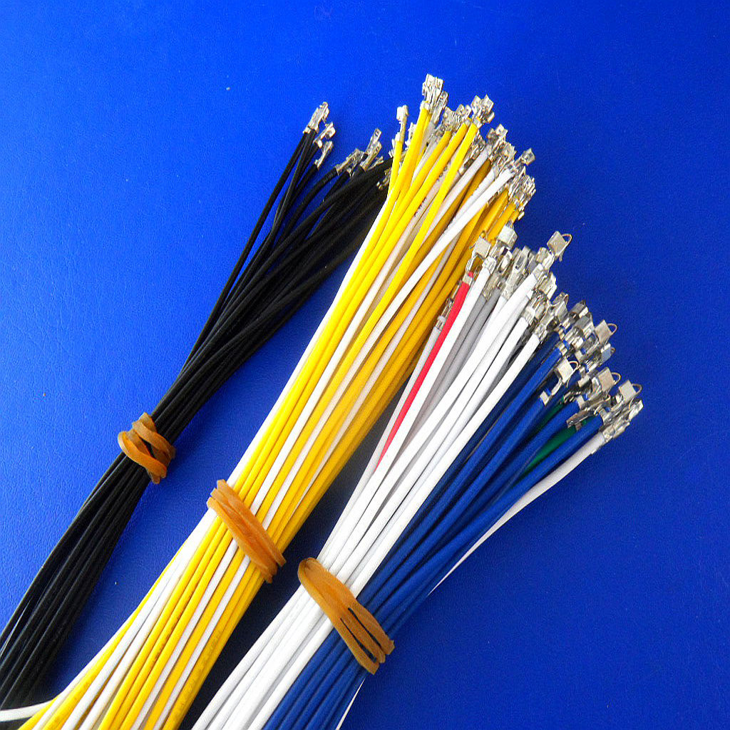 供应红胶壳排线白胶壳排线 2.8插簧护套线 电子连接线 排线 线束