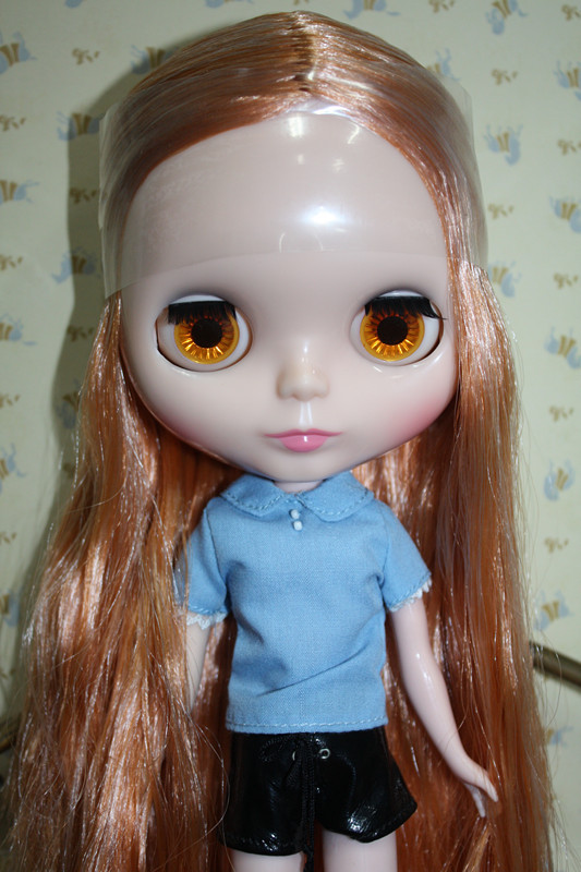 takara blythe小布娃娃 b女 大头 双色 裸娃 适合改娃