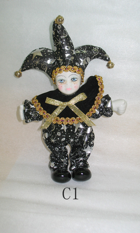 批发正版吉神六寸6寸毛绒玩具陶瓷小丑吉神娃娃新款b06c1