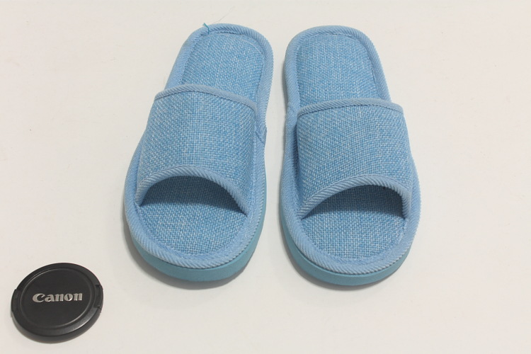 泡沫底的男女四季拖鞋 2013新款厂家直销亚麻拖鞋