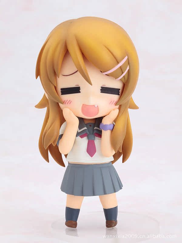 我的妹妹不可能那么可爱 142高坂桐乃 黑猫 q版粘土 换脸公仔手办