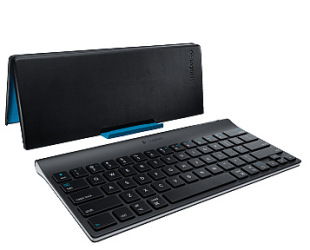 原装正品罗技logitech平板蓝牙无线键盘 ipad2专用外接键盘带支架