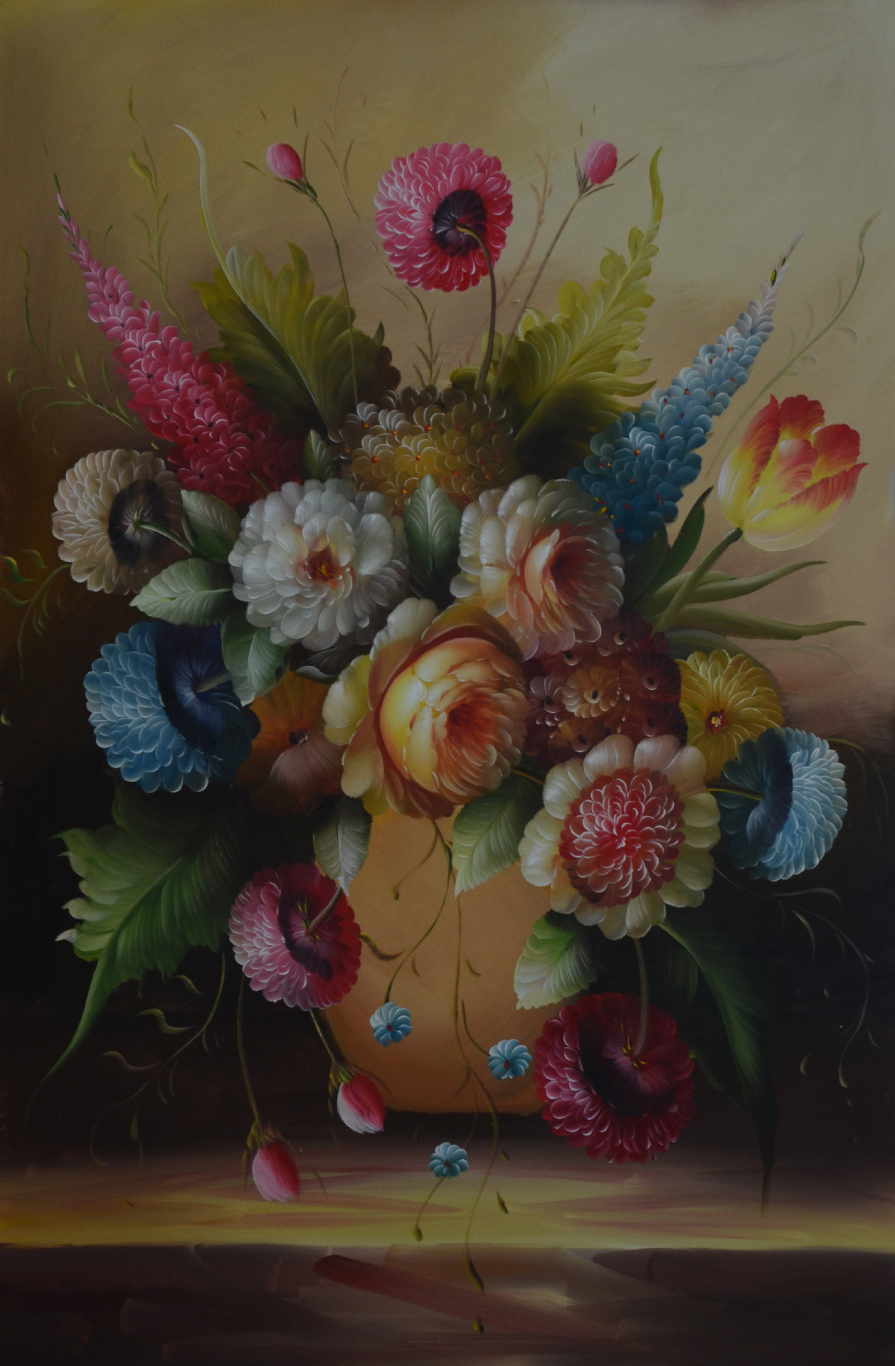 【国勇油画】厂家直销 油画批发 花卉油画 装饰画