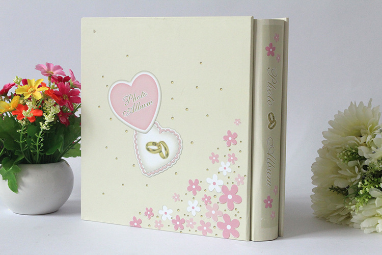 创意礼物 立体心形图案相册 插页式 相册 影集 厂家直销相册