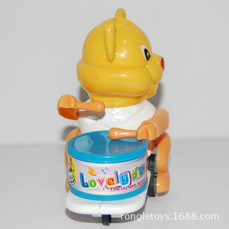 融乐玩具厂家批发儿童模型系列热卖新奇实色上链西班牙斗牛士牛仔