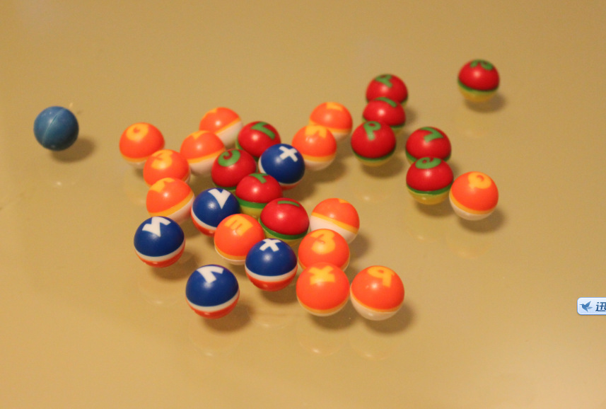 厂家注塑益智玩具塑料弹珠含钢珠6g/8g