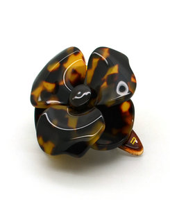 批发采购发饰,头饰-法国原装进口 flavie-l 发维 手工复古玳瑁山茶花