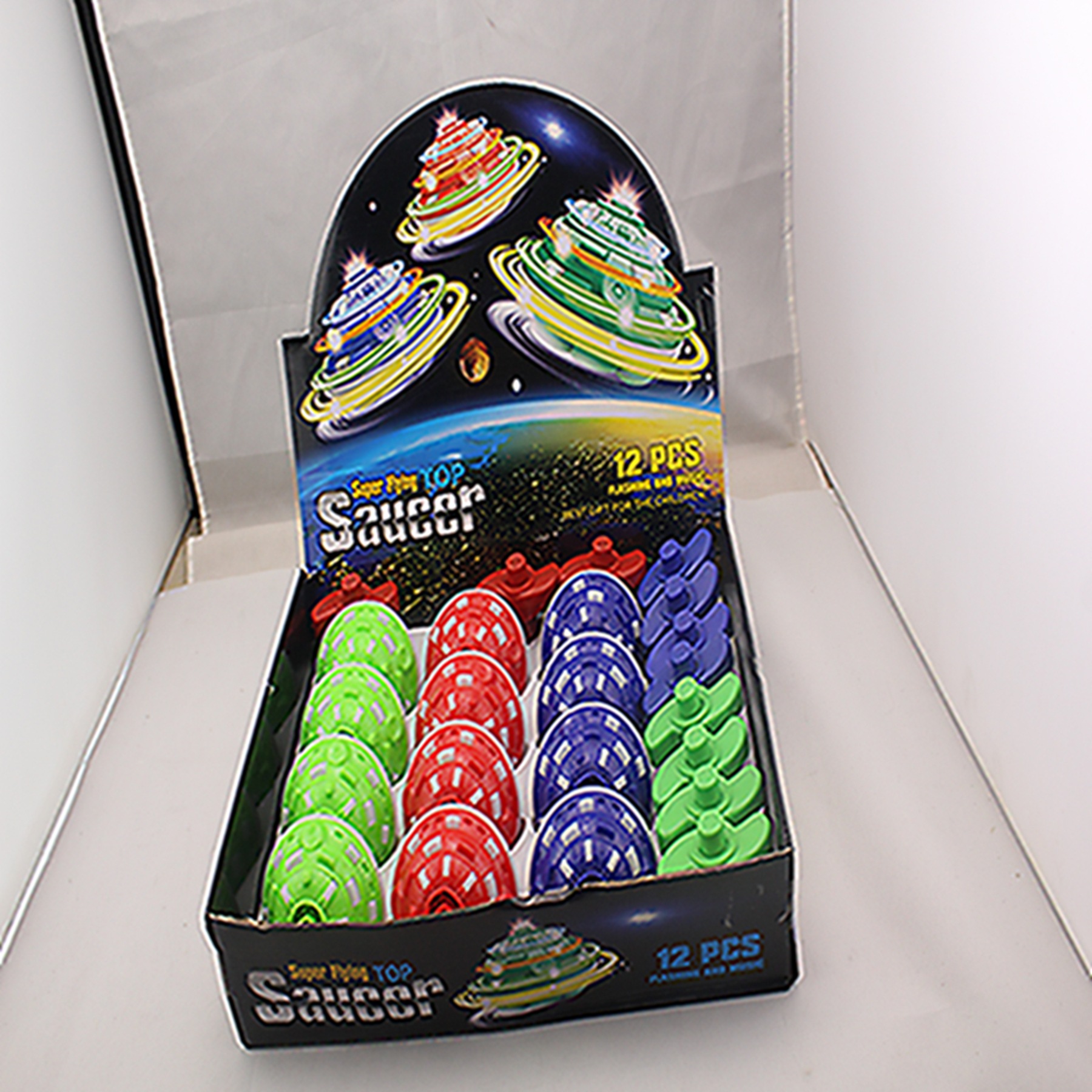 旋转小陀螺 多彩陀螺玩具 七彩发光 畅销卡通陀螺批发2049