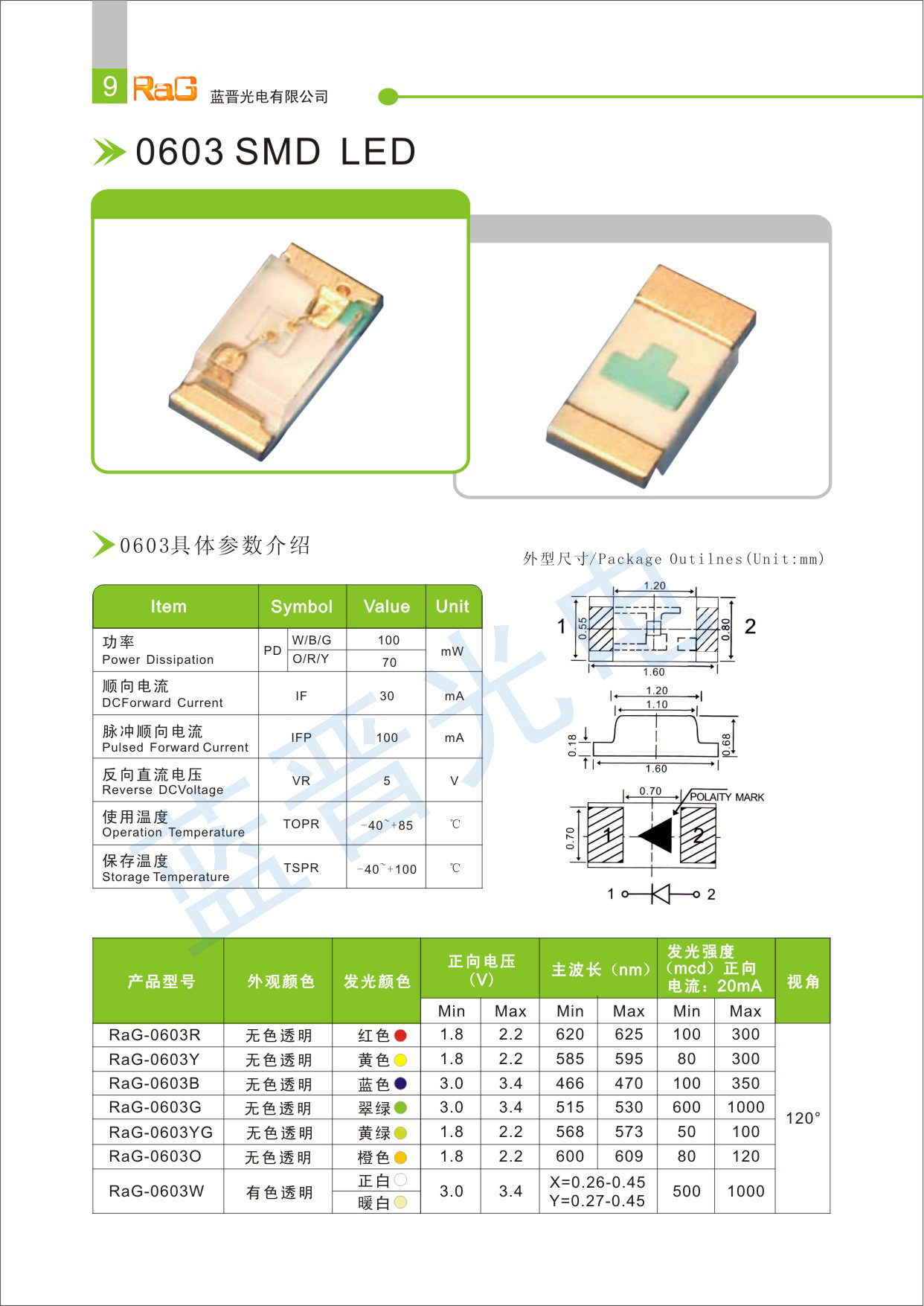 0603貼片led 0603藍光貼片燈珠 0603燈珠 貼片led封裝 亮度高