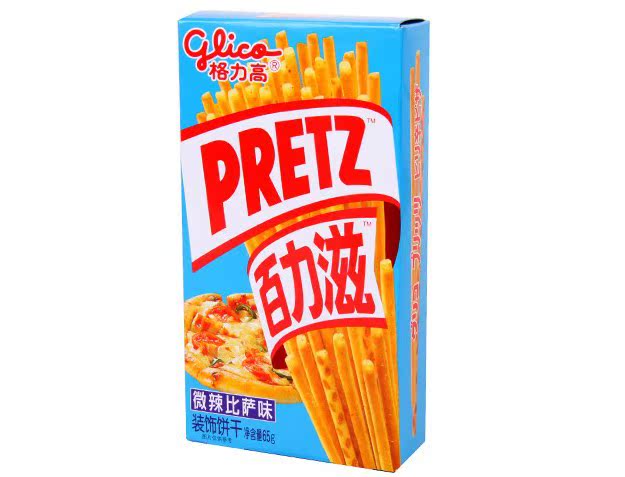 正品格力高百力滋微辣比萨味涂层型装饰饼干