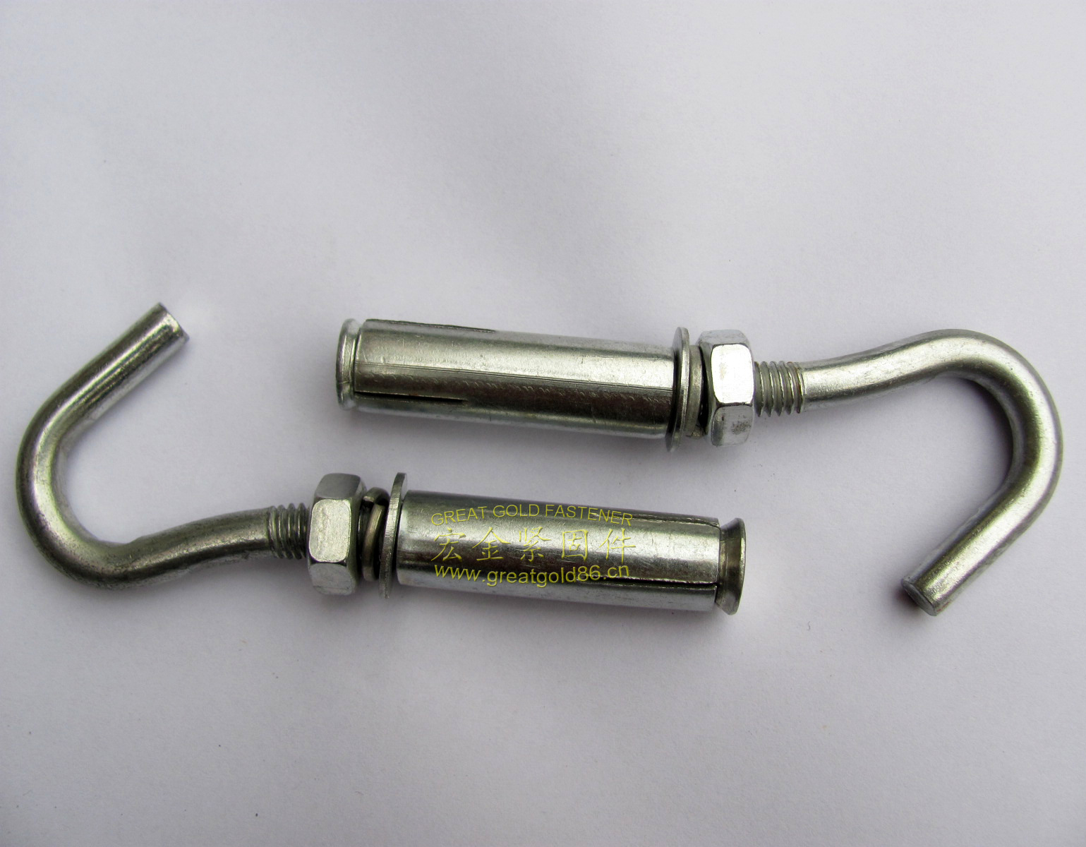 膨胀螺丝现货批发m8镀锌胀钩拉爆钩晾衣架钩质优价廉品质保障