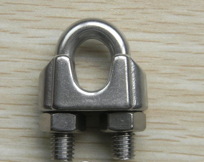 厂家供应 201(m8)不锈钢卡头 钢丝绳卡头 钢丝绳绳夹