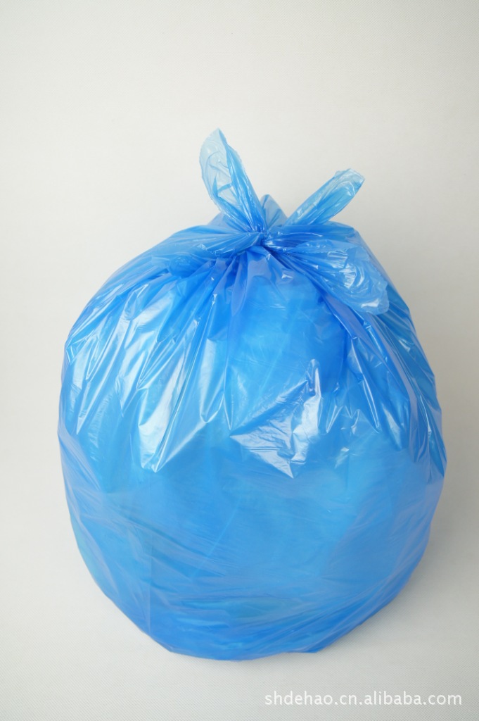 【冲口s型点断连卷垃圾袋 蓝色】价格,厂家,图片,垃圾袋,上海聚拓塑胶