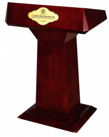 酒店演讲台 休闲娱乐中心演讲台 铜木演讲台 豪华铜木演讲台