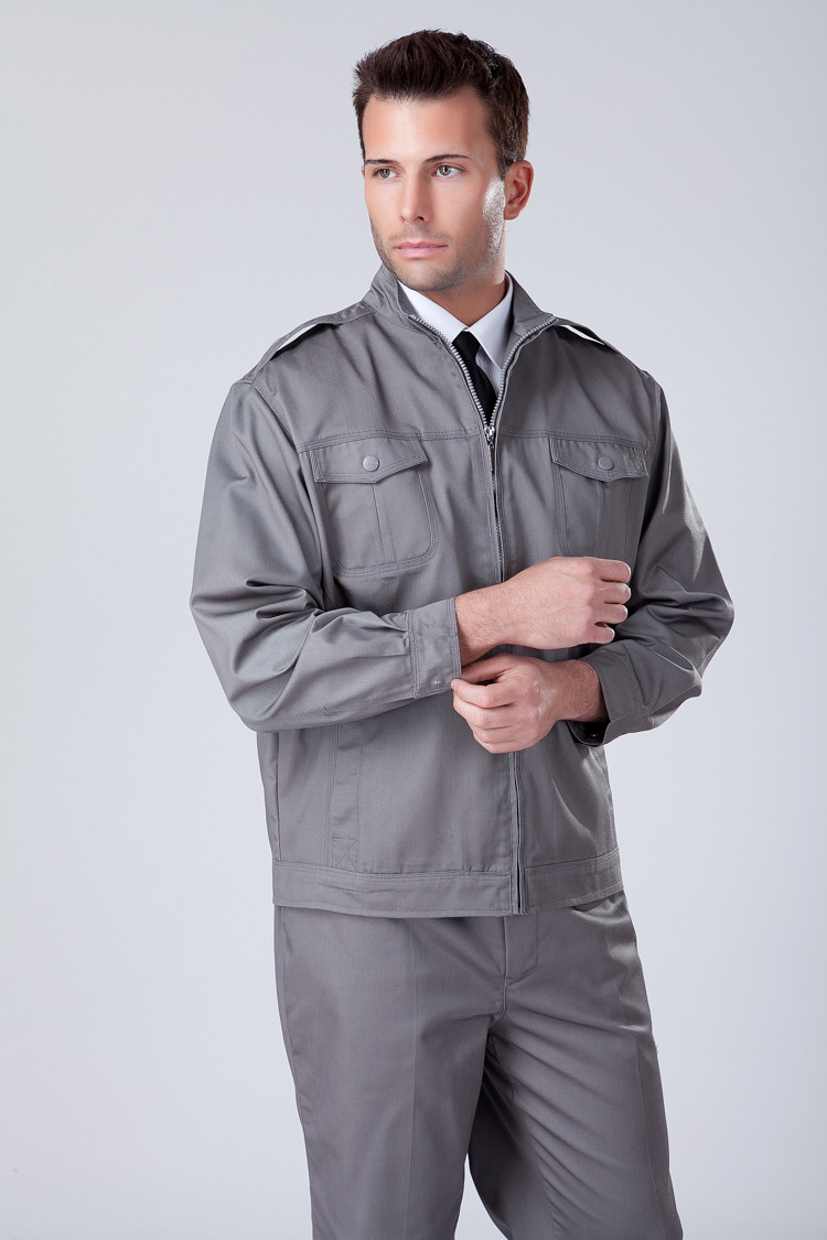 江苏苏州长袖机修服套装男劳保服工厂工服可印字绣花工地服工作服