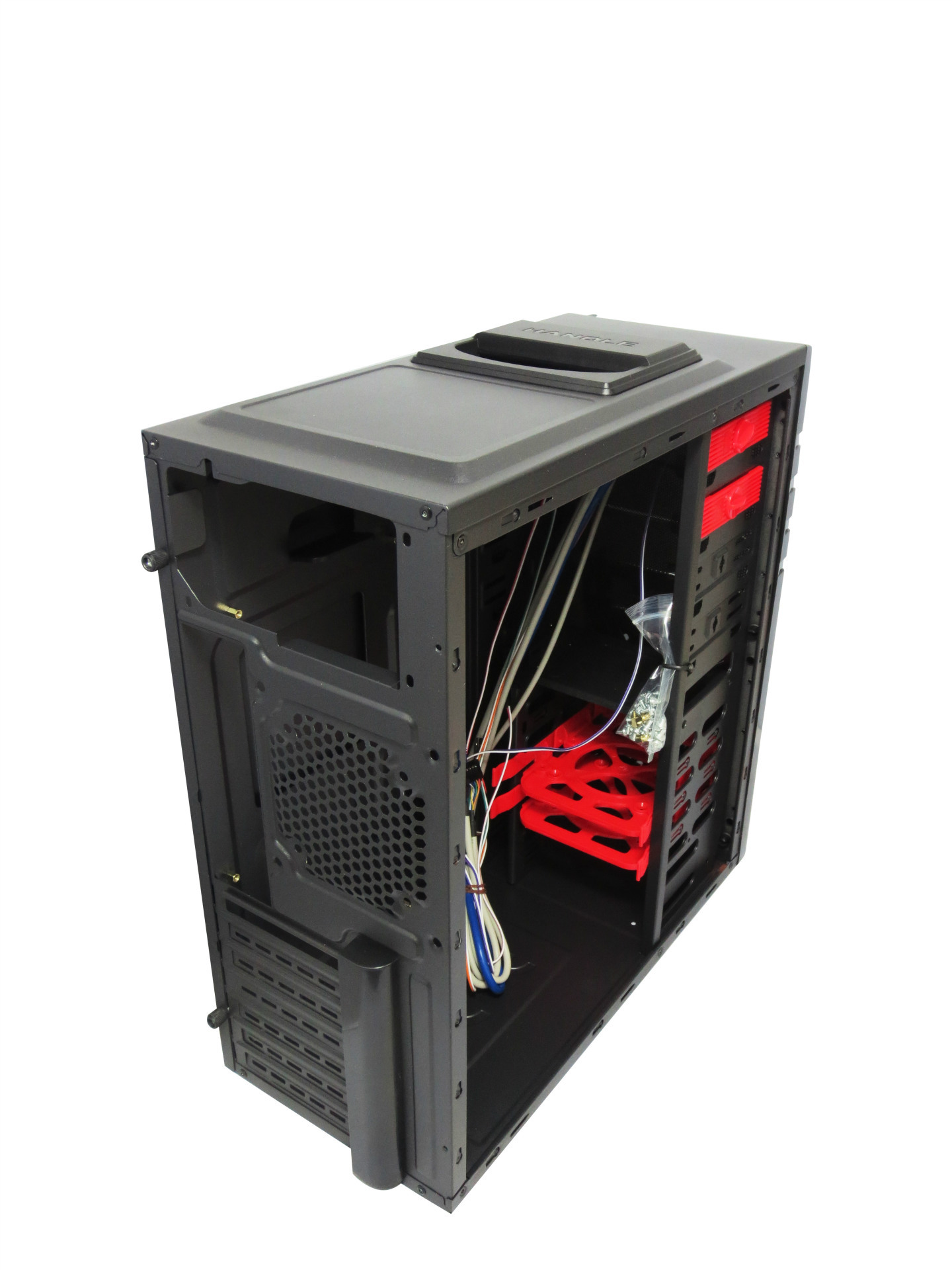 jpower带提手游戏机箱4个usb