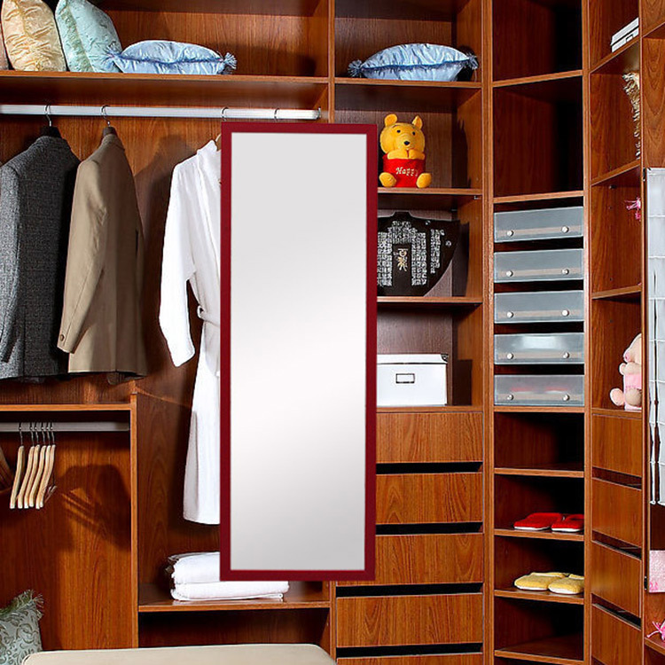 yishare衣柜旋转推拉镜穿衣镜加厚伸缩镜100银镜802