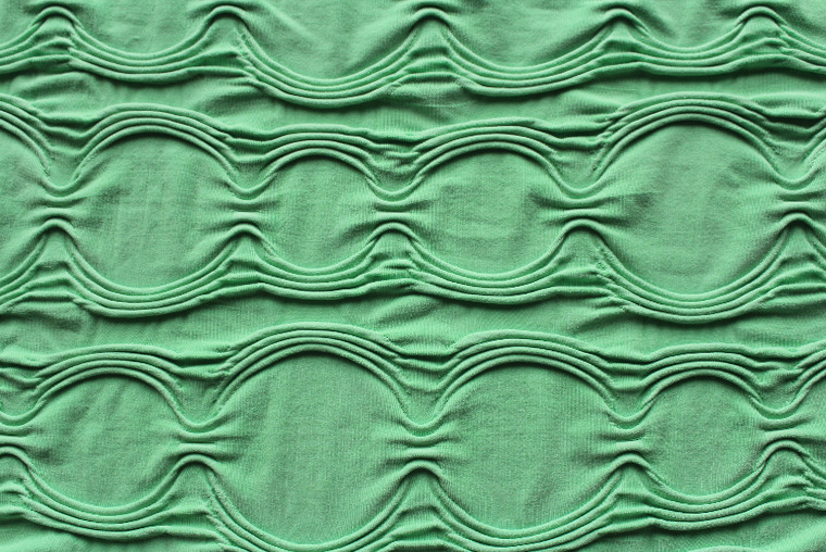 纬编单面电脑提花针织面料