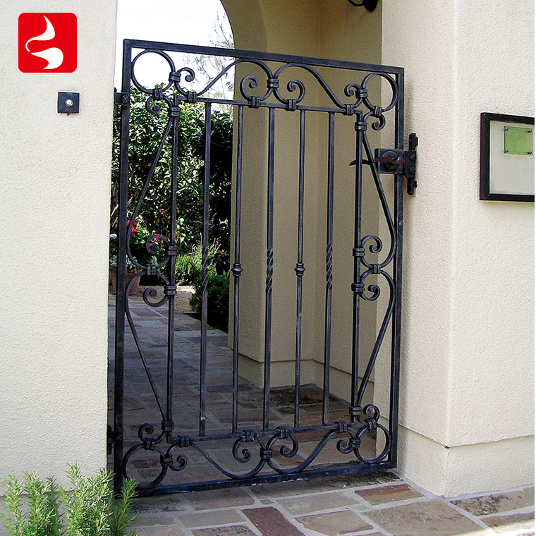 精品纯手工锻打铁艺大门庭院小门