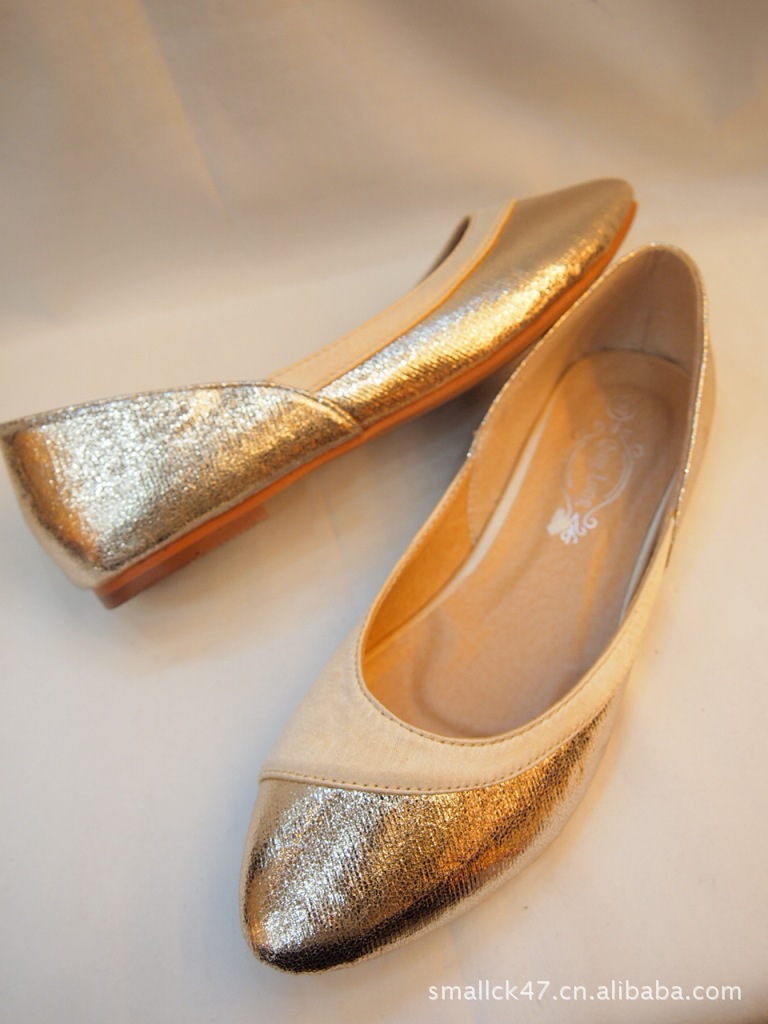 2013最新性感丝绸尖头半侧空平底平跟单鞋公主女鞋 1289-150