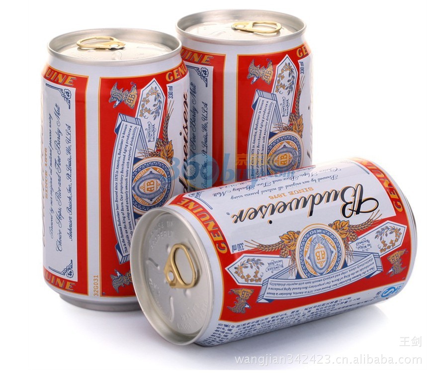 批发 拉罐百威啤酒 听装百威啤酒 335ml 正品保障