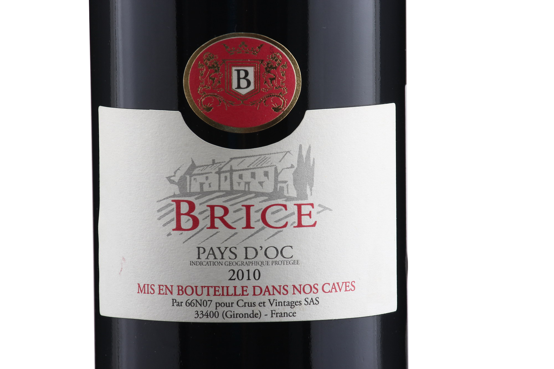 法国原瓶原装 博瑞斯igp干红葡萄酒 750ml