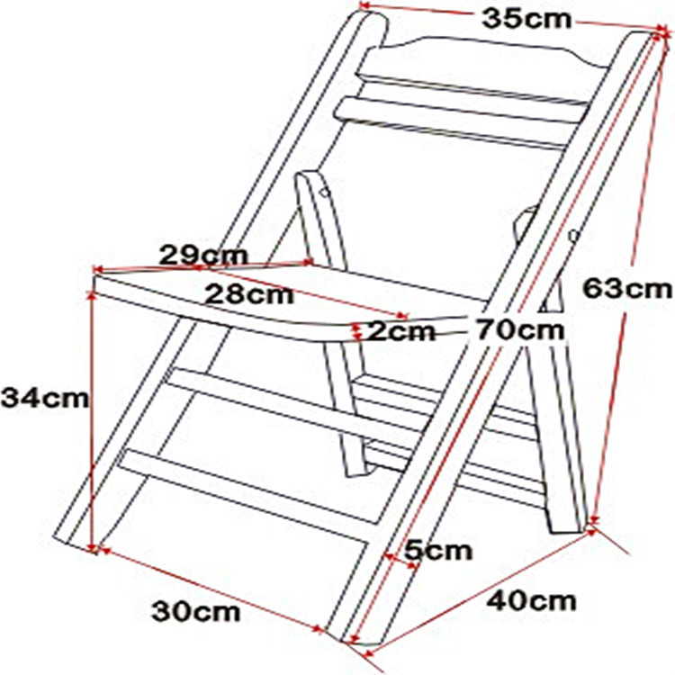 实木折叠躺椅尺寸图纸图片