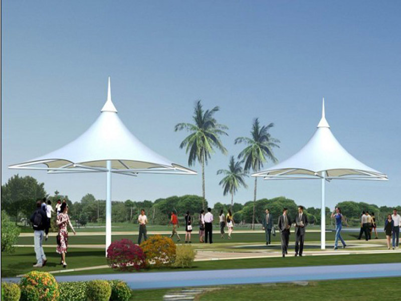 长沙景观膜结构 超大型景观膜结构工程施工 旗彩景观膜布设计