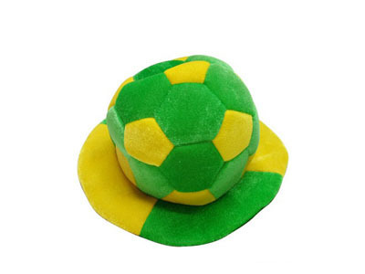 巴西帽子2014年巴西世界杯球迷球帽 化妆道具 圆形帽