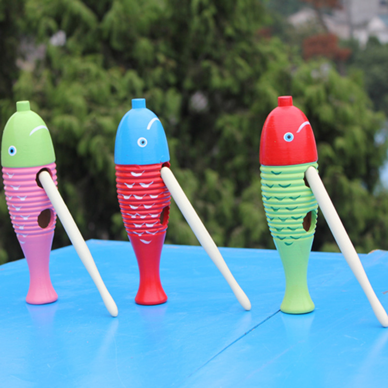 优质供应木刮鱼木制益智玩具奥尔夫打击教具筒鱼蛙乐器玩具.13