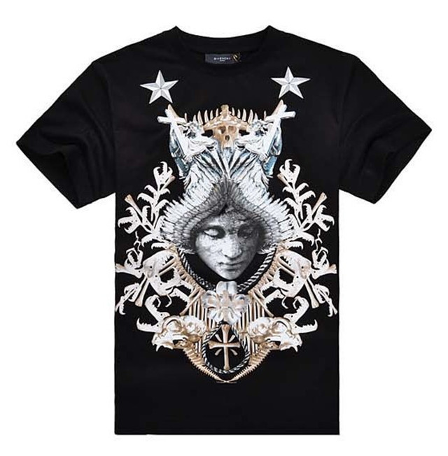 2013春夏 givenchy 纪梵希 魔镜女人天使之冠 情侣纯棉t恤 男女款图片