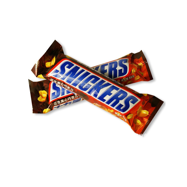 零食批发 35g士力架花生夹心巧克力1*8盒*24支