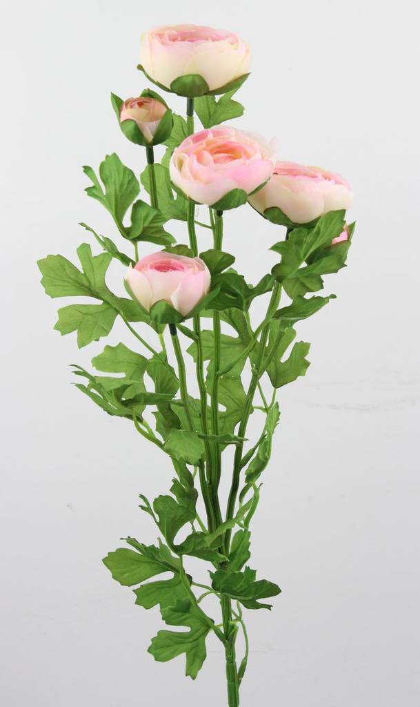 批发供应6头单枝露莲茶玫茶花 高品质仿真花