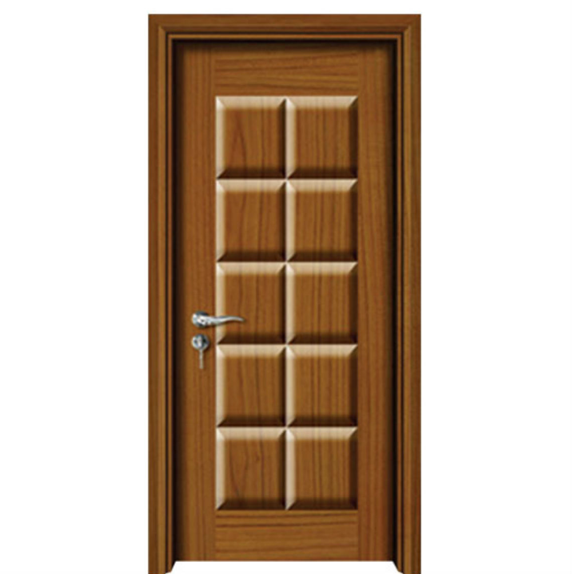 供应木门 烤漆套装实木复合门 大面包实木复合门 lx-b037