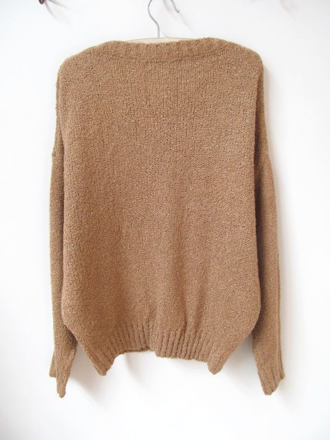 出口日本原单olive des olive大肚纱线宽松毛衣图片_6