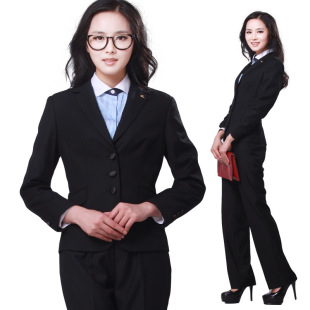 七夕鸟秋冬ol职业套装女式正装西服套装套裤韩版时尚工作服092