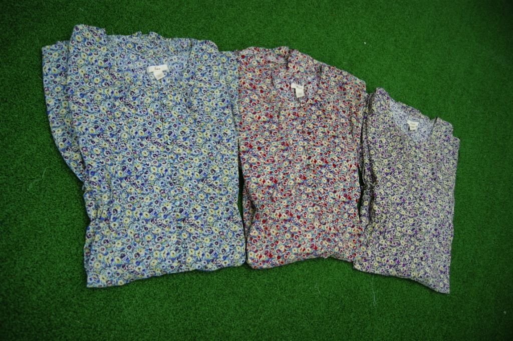 售完碎花外贸原单绵绸长袖连衣裙紫色多