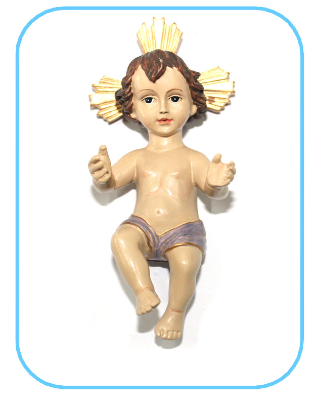 雕刻圣婴人像工艺品摆饰树脂圣婴宗教圣品宗教信仰人物摆件